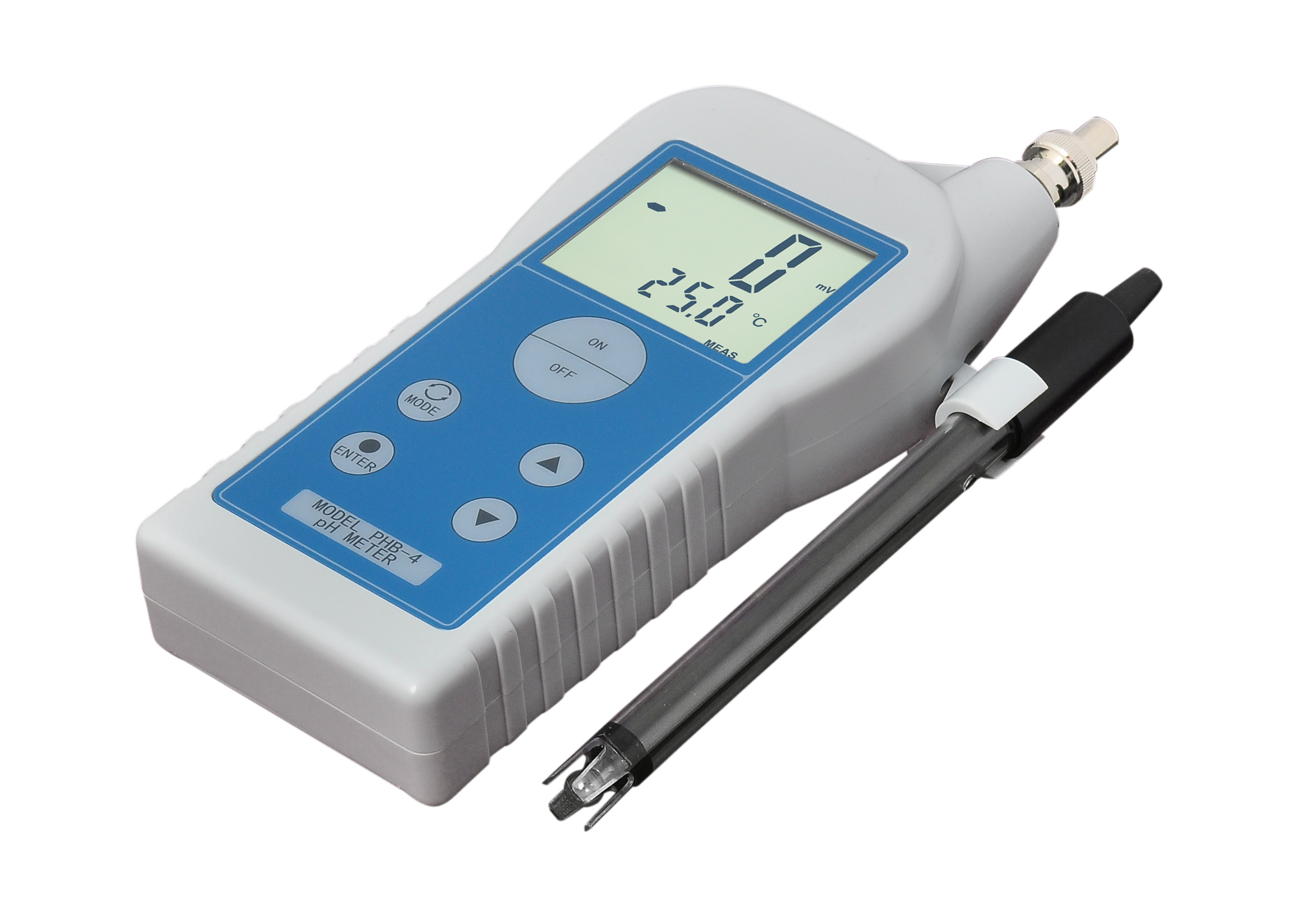 Portable pH Meter pH/mV, Auto/Manual calibration