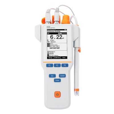 PHBJ-260F new design IP65 rechargeable battery operated Portable pH/ORP Meter with touch screen panel