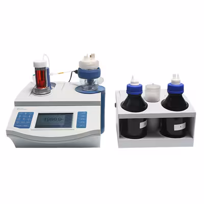 Titrator with LCD Display Screen Supporting KF Titration Mode and Titer Detection Mode for Precise Volumetric Analysis