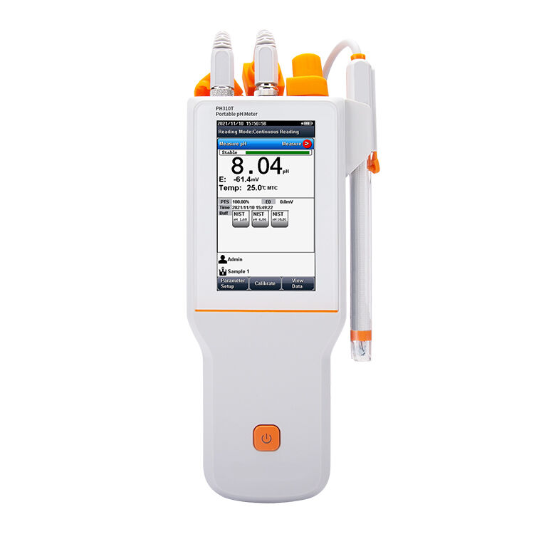 Digital pH Meter with Multi Reading Feature Auto Calibration and IP65 Waterproof Design for Measurements in Harsh Environments